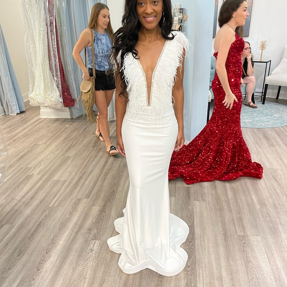 White Pageant Dress